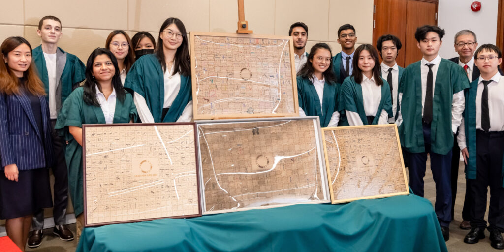 Lead for Life group photo with cohort jigsaws